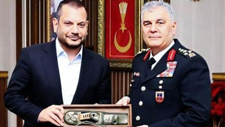 Trabzonspor Başkanı Ertuğrul Doğan'dan, Jandarma Genel Komutanı Orgeneral Ali Çardakcı’ya ziyaret