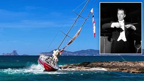 Gestrandet vor Formentera - Das traurige Ende der Karajan-Jacht