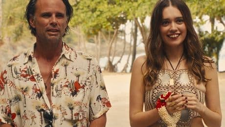 Walton Goggins explained why he unfollowed 'White Lotus' costar Aimee Lou Wood and debunked rumors of their feud