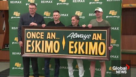 Dwayne Mandrusiak back with the Edmonton Elks