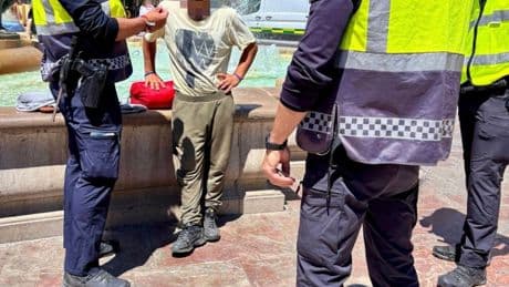 Tourist stabbed in back of neck as she walked with boyfriend in random attack by ‘homeless man’ in Valencia