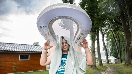 Er hat 1800 Einwohner - Ich campe im nassesten Ort Deutschlands