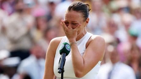 John McEnroe reacts to Amanda Anisimova losing 6-0 6-0 in Wimbledon final