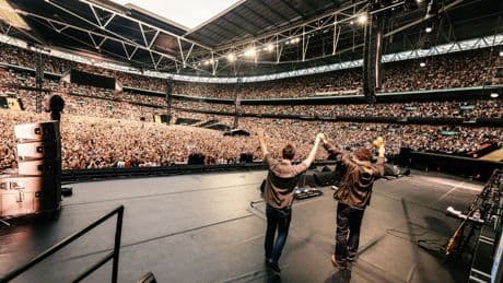Man dies after falling at Oasis concert