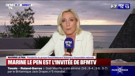 Marine Le Pen: "Aujourd'hui, reconnaître un État palestinien, c'est reconnaître un État Hamas"