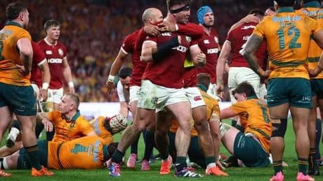 British Lions beat Australia to win first Test with controversial star too hot to handle