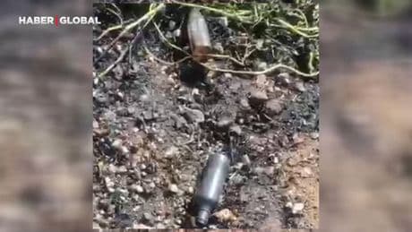 Balıkesir'de tarla yangını sonrası üzücü manzara: Çok sayıda cam şişe görüldü