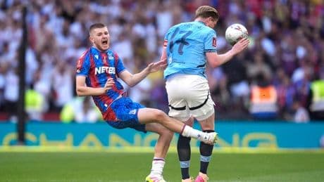 Adam Wharton forced to miss Crystal Palace FA Cup celebrations after Kevin De Bruyne incident