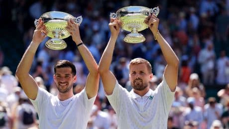 History-makers Julian Cash and Lloyd Glasspool make plans for Wimbledon windfall