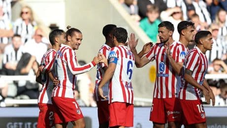 Las mejores fotos del triunfo del Atlético ante el Newcastle