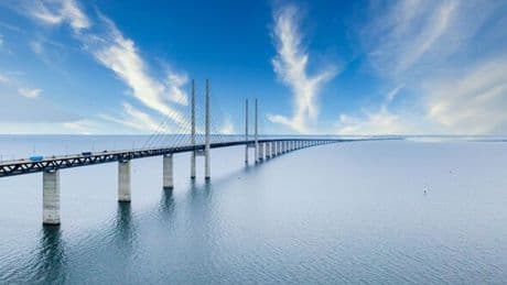 The mega £3.4bn bridge in Europe that has roads, railway and artificial island with tunnel