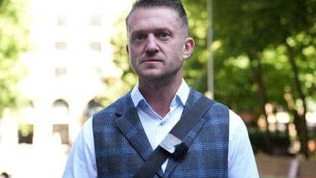 Tommy Robinson arrested over alleged assault at London train station