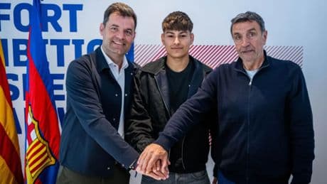 Oficial: Brian Fariñas renueva con el Barça hasta 2028