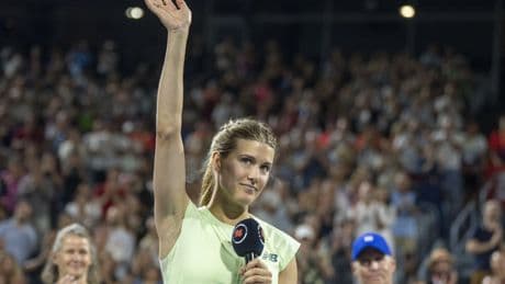 Eugenie Bouchard bids adieu to tennis with throwback performance at NBO