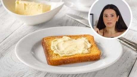 La nutricionista Sandra Moñino sobre las tostadas con mantequilla: «Son igual de saludables que con aceite de oliva»