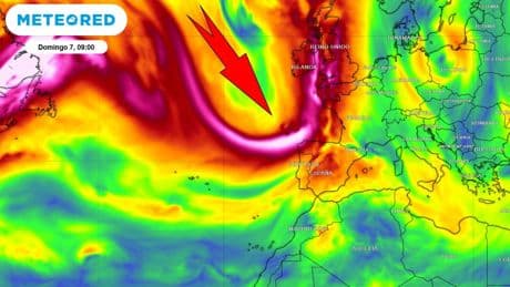 Aemet avisa a España de un vuelco total en el tiempo: hasta 100 l/m2 de lluvia por una fría borrasca en las próximas horas