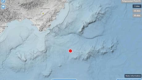 Almería y Granada registran un terremoto de magnitud 5,5
