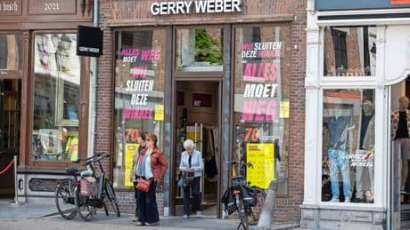 Failliete modeketen Gerry Weber maakt doorstart in afgeslankte vorm in Nederland