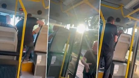 Minibüste 'ayağıma bastın' kavgası