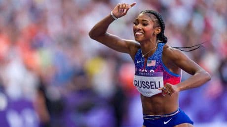 Olympic Hurdles Champion Masai Russell Secures American Record In Big-Time Slam Performance