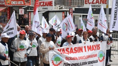 Emekçiler 1 Mayıs için Malatya’da alanlara çıktı