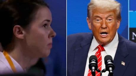 Trump shows concern for worried BBC Ukraine reporter during Nato press conference