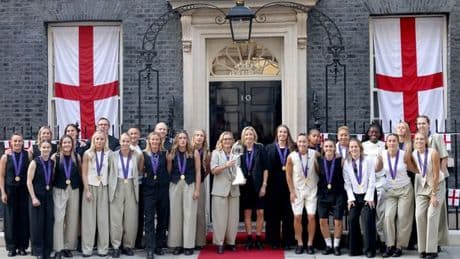 Four Lionesses named in UEFA Team of the Euros as England heroes visit Downing Street