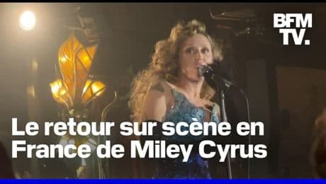 Miley Cyrus donne un concert intimiste à Paris, son premier en France depuis 11 ans