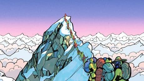 Sur les pentes de l’Everest, des candidats à l’exploit toujours plus nombreux