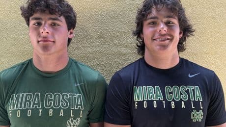 Mira Costa turns to the Meeker twins, surfer and football dudes