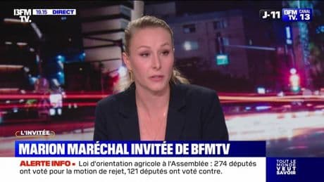 Marion Maréchal : Taxis, une profession "en souffrance" - 26/05