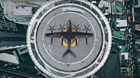 Incredible moment Britain’s first ever flying taxi takes to UK skies with speeds of 150mph and room for four passengers