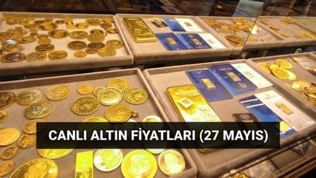 Düşüyor! Bugün altın ne kadar? 27 Mayıs son dakika canlı altın fiyatları