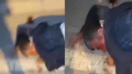 Öldüresiye dövüp bıçakladığı kişiyi can çekişirken videoya aldı