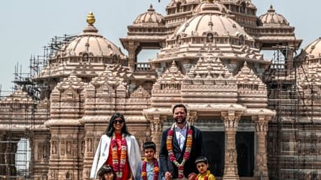 It’s All Sunshine as the Vance Family Arrives in India