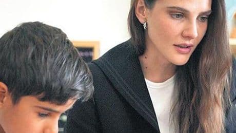 Depremzede çocuklarla buluştu