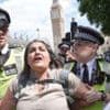 Police make arrests at protest against ban on Palestine Action