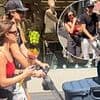 Millie Bobby Brown, 21, and Jake Bongiovi, 23, bond with baby daughter during stroll after announcing adoption