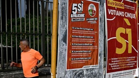 Meloni se enfrenta a su primer referéndum promoviendo la abstención