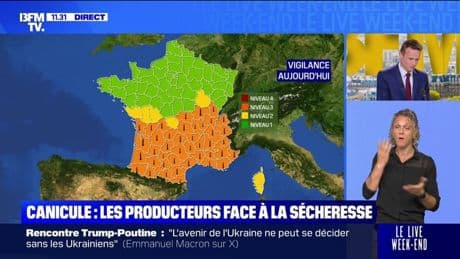 Canicule : 42 départements en vigilance orange - 10/08
