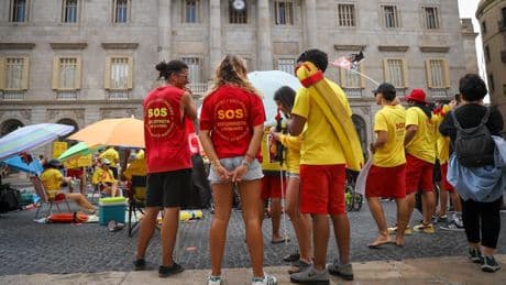 Desconvocada la huelga de socorristas en Barcelona tras 27 días de protesta