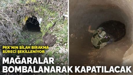 PKK'nın silah bırakma süreci şekilleniyor: Mağaralar bombalanarak kapatılacak