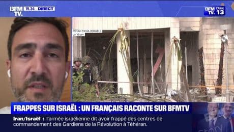 Frappes iraniennes sur Israël: "Depuis 4 jours et 4 nuits, nous sommes coincés ici sous les missiles", raconte un Français en voyage à Jérusalem