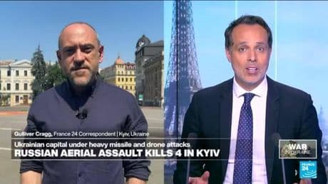 Four dead in Russian drone attack on Kyiv as Ukraine targets Russia’s air fields