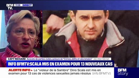 "Scala c'est un prédateur", déclare Caty Richard, avocate de parties civiles, suite à la mise en examen du "violeur de la Sambre"