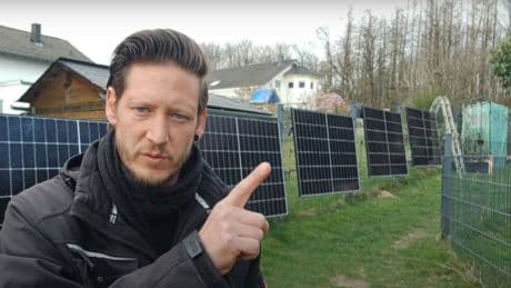 Zaun-Solaranlage übertrifft alle Erwartungen: Mega-Ertrag lässt Besitzer jubeln