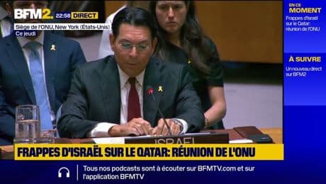 Bombardements israéliens à Doha: "Cette frappe visait les dirigeants du Hamas", assure le représentant israélien au Conseil de sécurité de l'ONU