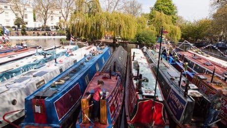 Vivre à Londres sur une péniche