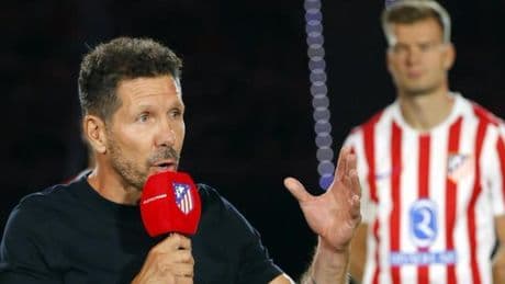 Simeone, repleto de energía: "Tenemos un propósito por delante todos que es enorme"