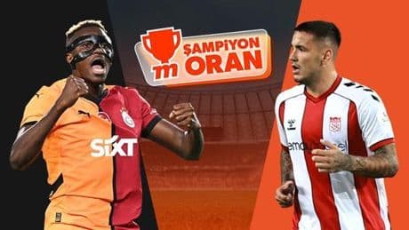 Lider Galatasaray, Sivasspor'u ağırlayacak! Maçın heyecanı Şampiyon Oranlar ile Misli'de